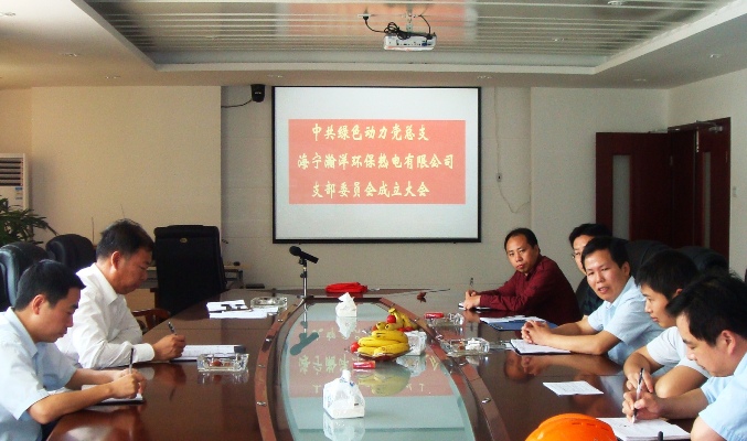 海宁项目公司党支部正式建设