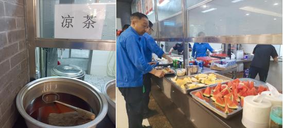 同心协力战酷暑 关爱一线送清凉  非凡娱乐各项目公司开展高温慰问及抢救培训运动